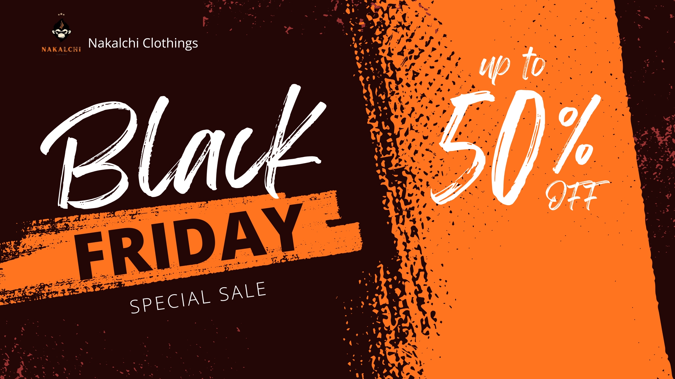 black and red grunge black friday sale promotion blog banner