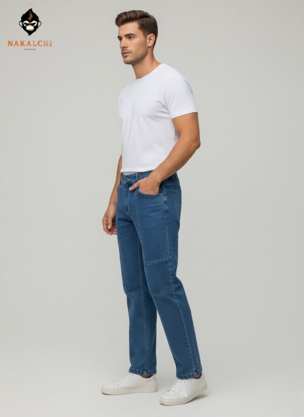 nakalchi stylish men’s baggy jeans – trendy oversized designer denim