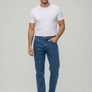 nakalchi stylish men’s baggy jeans – trendy oversized designer denim